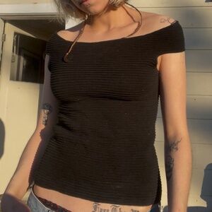 White House Black Market Off the Shoulder Top